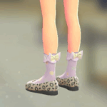 KiraKiraLiy ドットリボンソックス パープル×イエロー 900円