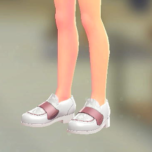 KiraKiraLiy フラワーローファー ホワイト 3000円