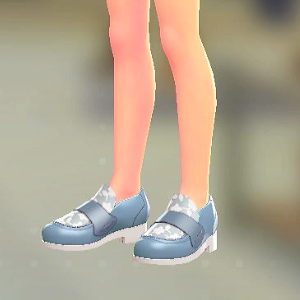 KiraKiraLiy フラワーローファー ブルー 3000円