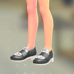 KiraKiraLiy フラワーローファー ブラック 3000円