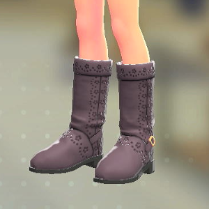 KiraKiraLiy メダリオンロングブーツ ココア 4000円