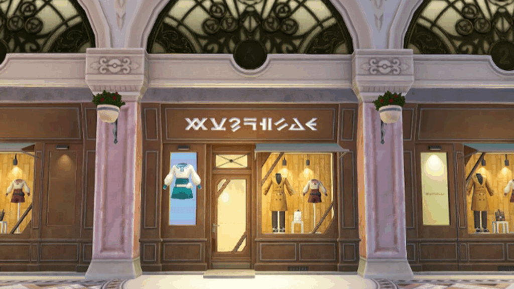 モード・マニフィック "Dessert petitのみ取り扱っている。派手めな柄のアイテムが多い。"