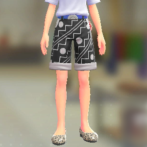 Dessert du jour ショートテーパードセット サイケブラック|ダークブルー 5500円