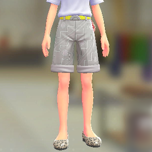 Dessert du jour ショートテーパードセット サイケグレー|レモンイエロー 5500円