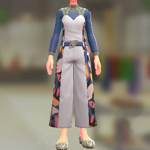 Dessert du jour サロペット&トップスセット スピリットホワイト|ブルー 9300円