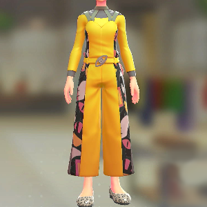 Dessert du jour サロペット&トップスセット スピリットイエロー|イエロー 9300円