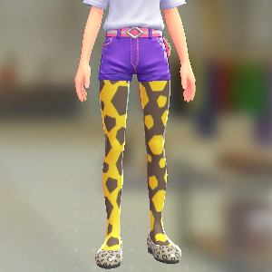 Dessert du jour ジラフがらタイツ イエロージラフ 1200円