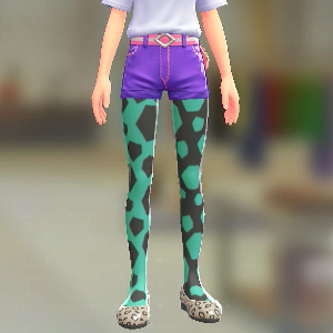 Dessert du jour ジラフがらタイツ グリーンジラフ 1200円