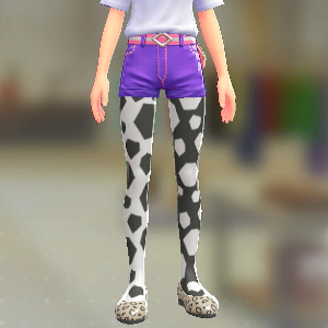 Dessert du jour ジラフがらタイツ ホワイトジラフ 1200円