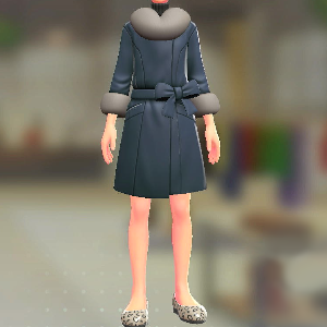 KiraKiraLiy ファーコート&ニットセット ネイビー|ブラック 8000円