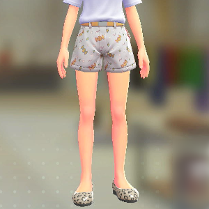 KiraKiraLiy ショートパンツ キャンディホワイト|イエロー 4500円