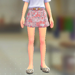 KiraKiraLiy ラップキュロットセット はながらピンク|ペールピンク 5500円