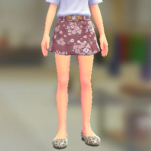 KiraKiraLiy ラップキュロットセット はながらレッド|オールドローズ 5500円