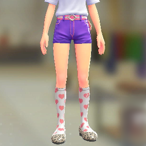 KiraKiraLiy ランデブーハイソックス ホワイト 1000円