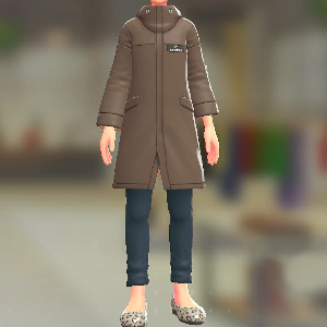 モッズコート＆パンツセット	ダークブラウン｜ネイビー	3500円