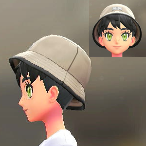 バイカラーバケットハット ベージュ 1600円