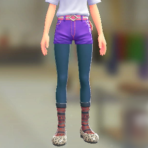 ソックス＆タイツセット	ジオメトリーレッド｜ブルー	600円