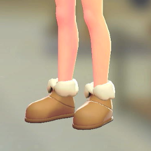 ムートンブーツ キャメル 2400円