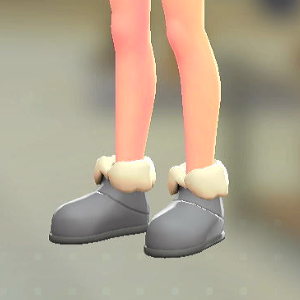 ムートンブーツ	グレー	2400円