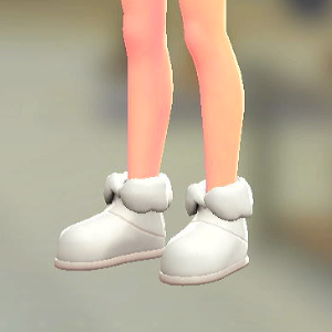 ムートンブーツ	ホワイト	2400円