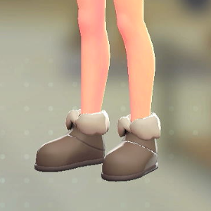 ムートンブーツ	ダークブラウン	2400円