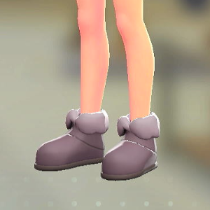 ムートンブーツ	ピンクブラウン	2400円