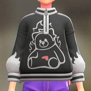 KiraKiraLiy ポケモンプリントスウェット キテルブラック 6000円