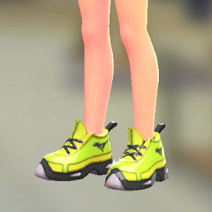 DENSOKU ハイテクスニーカー レモンイエロー 5000円