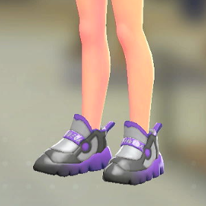 DENSOKU ボリュームソールスニーカー パープル 5000円