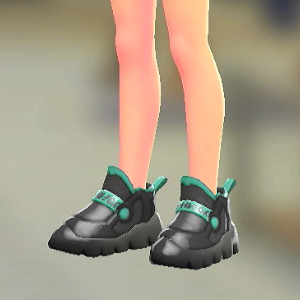 DENSOKU ボリュームソールスニーカー ブラック 5000円