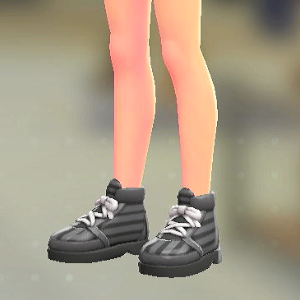 KiraKiraLiy ボーダーハイカットスニーカー はいくろボーダー 4300円