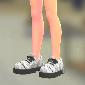 Dessert du jour レースアップシューズ ワイズアイホワイト 4800円