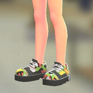 Dessert du jour レースアップシューズ スピリットパターン 4800円