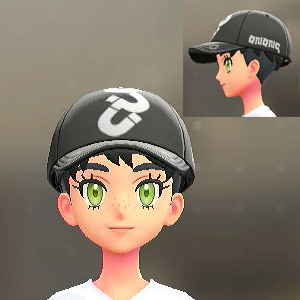 KiraKiraLiy マグネットパターンキャップ ブラック×ブラック 2700円