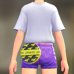 DENSOKU デンソクロゴサークルポーチ ブラック×イエロー 3500円