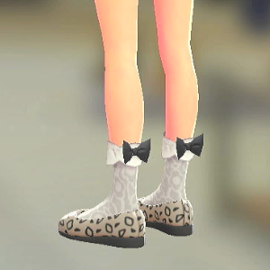 MINUIT RITE レースリボンソックス ホワイトフラワー 1000円