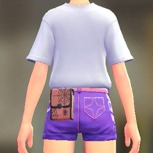 KiraKiraLiy くものすスクエアポーチ ピンク 4500円