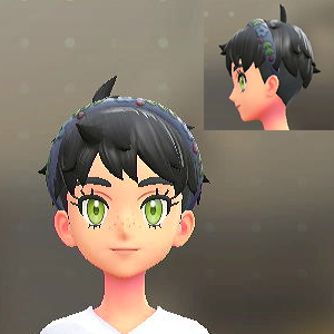 KiraKiraLiy フラワーカチューシャ ブルーグレー 2800円