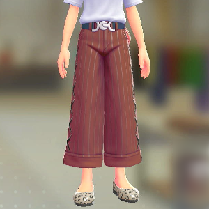 ワイドパンツセット	ボルドー｜ネイビー	2800円