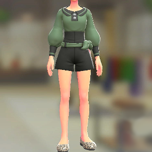 ロンパース＆ベルトセット	レトログリーン｜グリーン	4500円