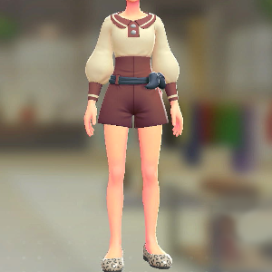 ロンパース＆ベルトセット	レトロレッド｜ネイビー	4500円