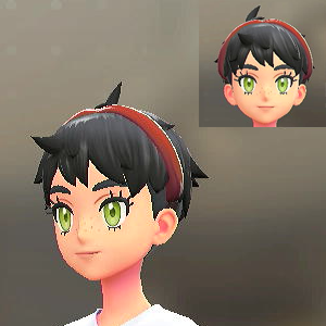 ヘアバンド レッド 1400円