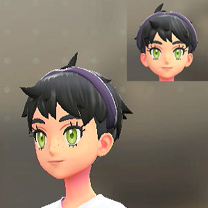 ヘアバンド パープル 1400円