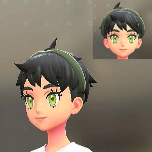 ヘアバンド	モスグリーン	1400円