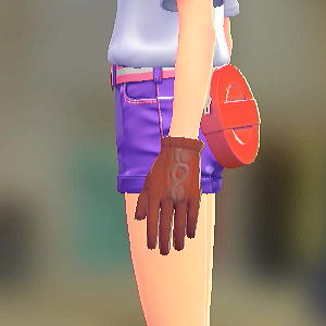 スボミーあみニットグローブ レッド 800円