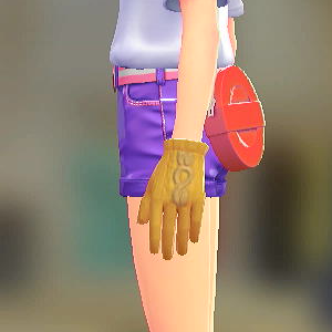 スボミーあみニットグローブ イエロー 800円