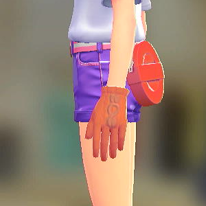 スボミーあみニットグローブ オレンジ 800円