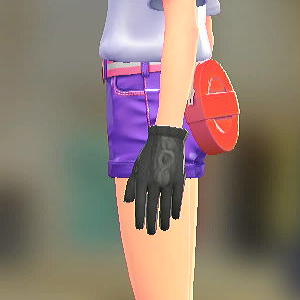 スボミーあみニットグローブ ブラック 800円