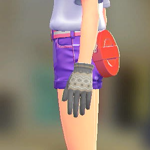 ジオメトリーニットグローブ	グレー	1000円