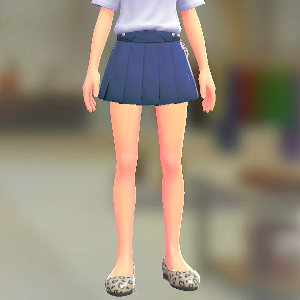 BRAVELY プリーツキュロット ブルー 7500円